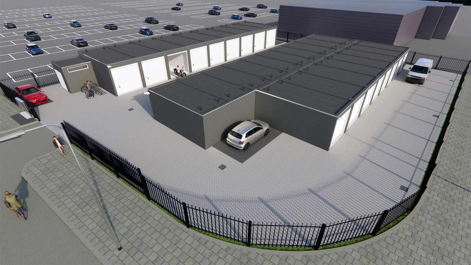 Garagebox Breda Vogelvlucht